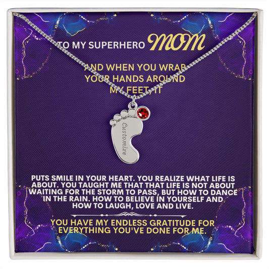 To my mommy, thank you.