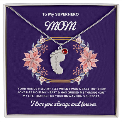 Necklace for Mom, Baby's Foot