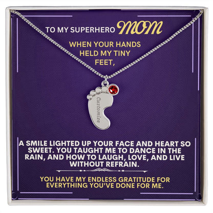 To my mommy, thank you.