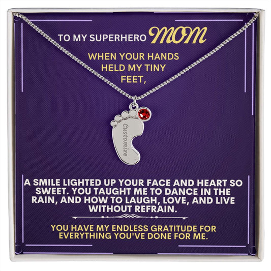 To my mommy, thank you.