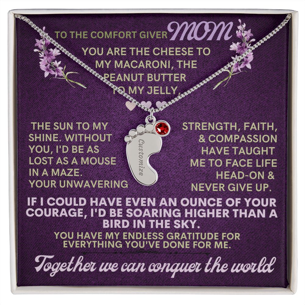 To my mom to thank her for everything.