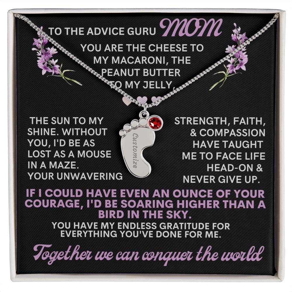 To my mom to thank her for everything.