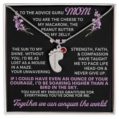 To my mom to thank her for everything.