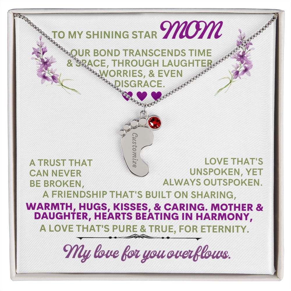 To my mom to thank her for everything.