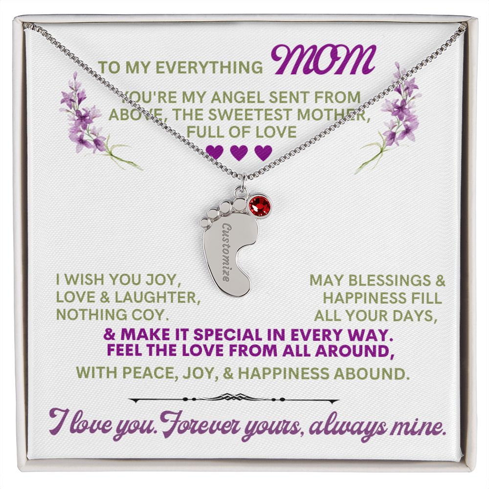 To my mom to thank her for everything.