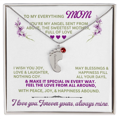 To my mom to thank her for everything.