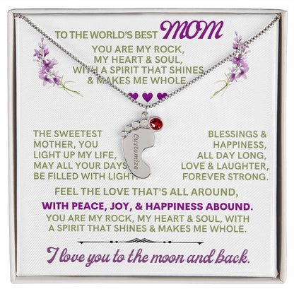 To my mom to thank her for everything.