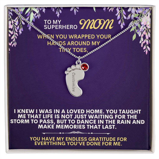 To my mommy, thank you.