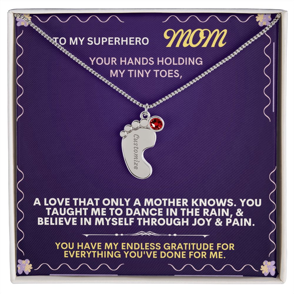 To my mommy, thank you.