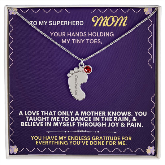 To my mommy, thank you.