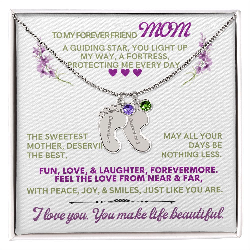 To my mom to thank her for everything.