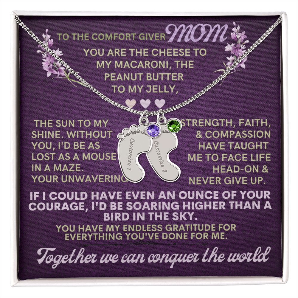 To my mom to thank her for everything.