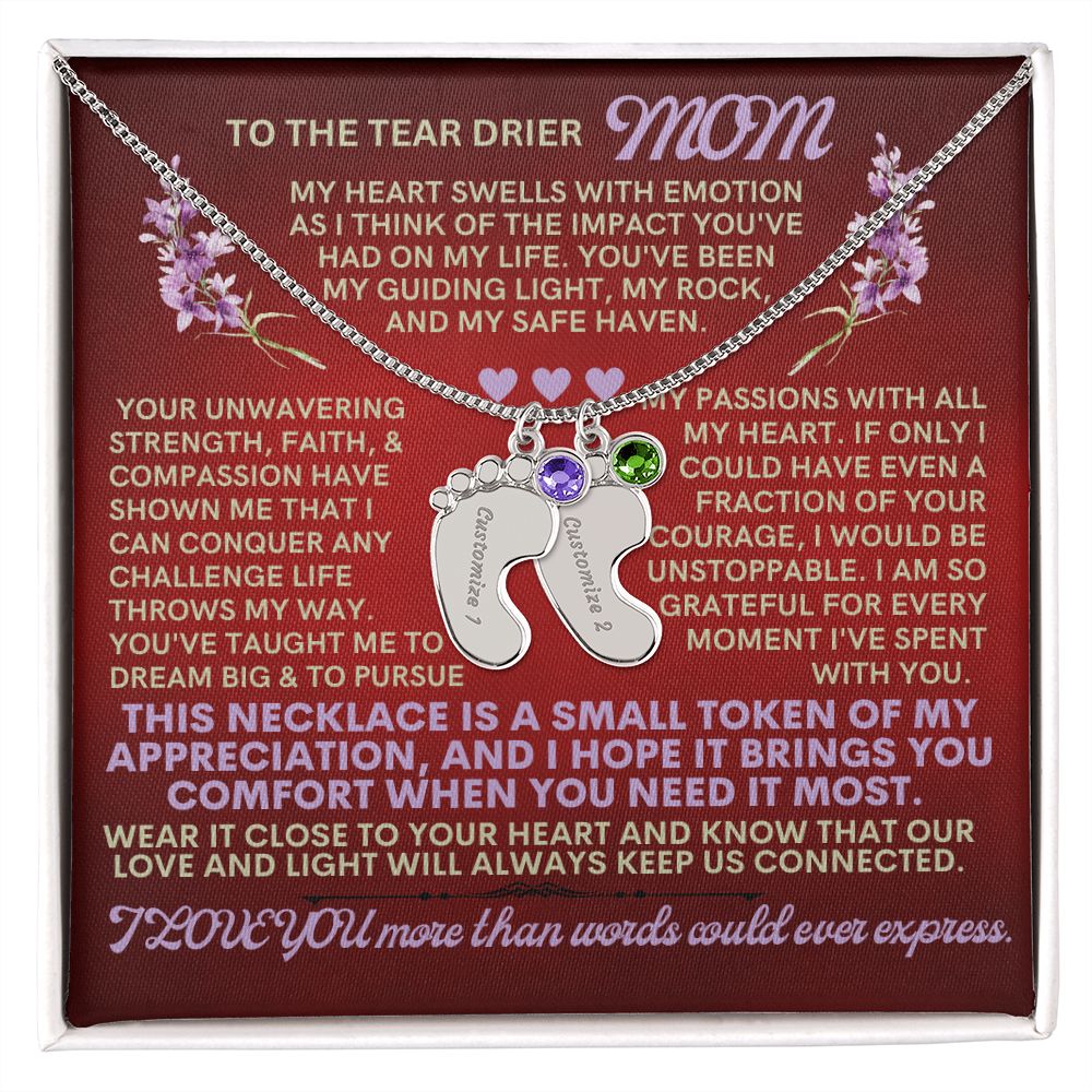 To my mom to thank her for everything.