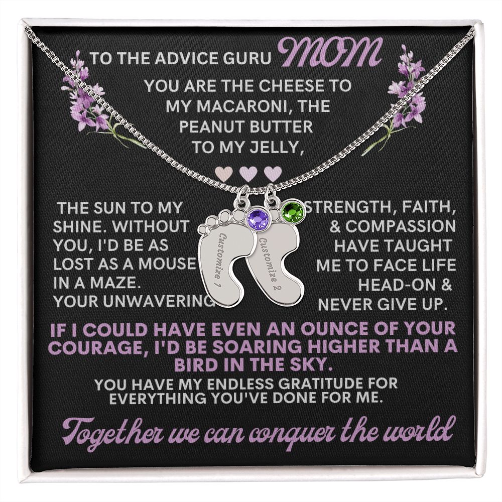 To my mom to thank her for everything.