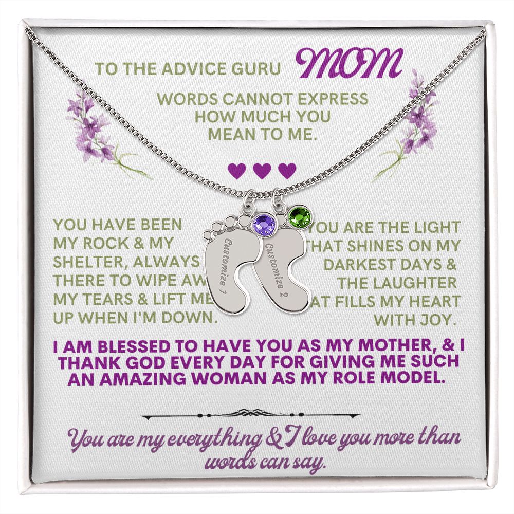 To my mom to thank her for everything.