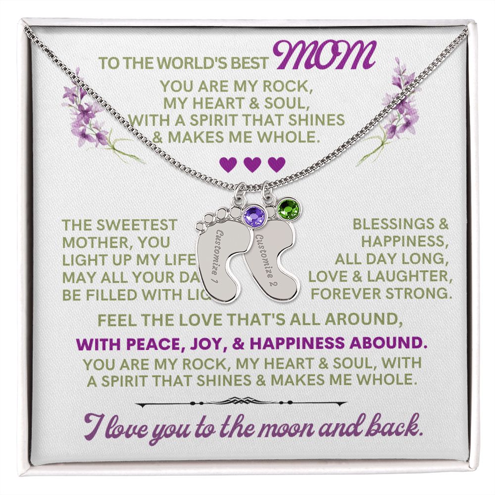 To my mom to thank her for everything.