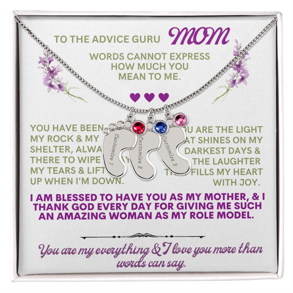 To my mom to thank her for everything.