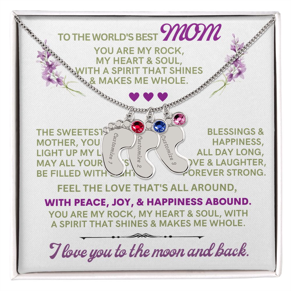 To my mom to thank her for everything.