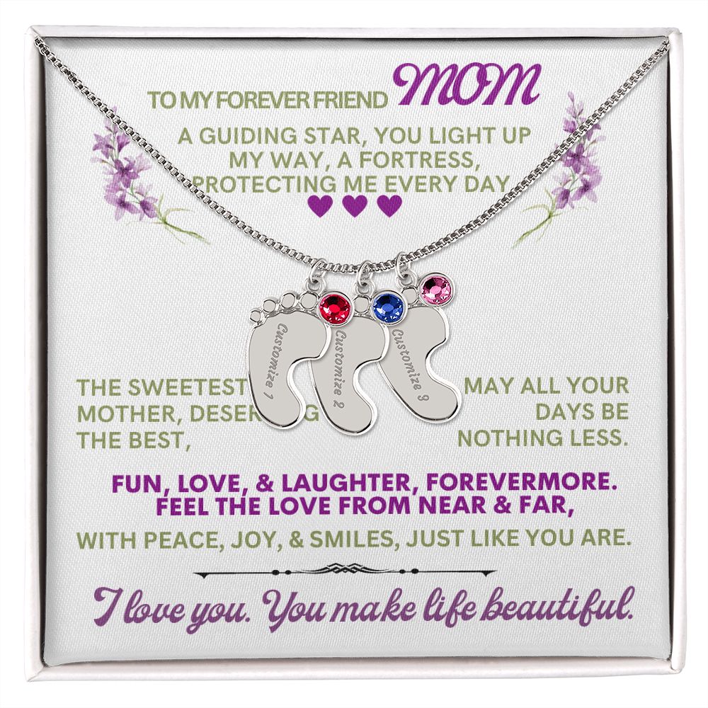 To my mom to thank her for everything.