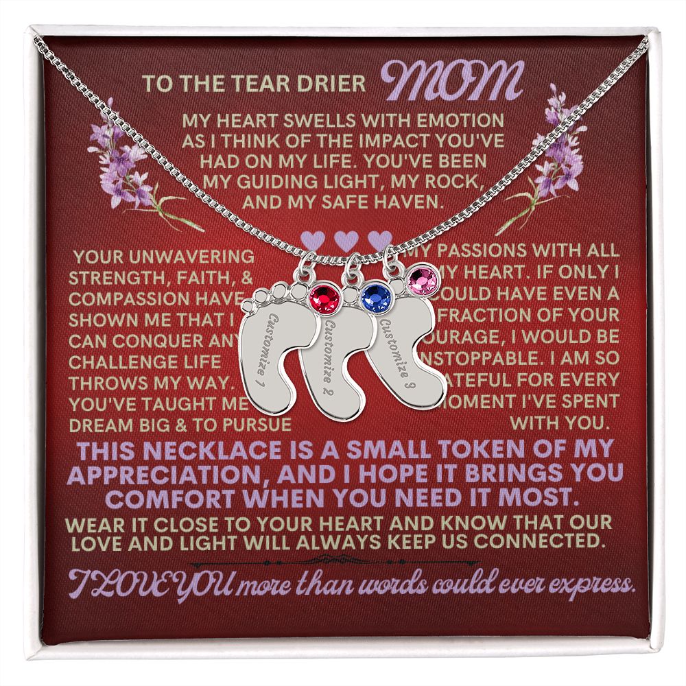 To my mom to thank her for everything.