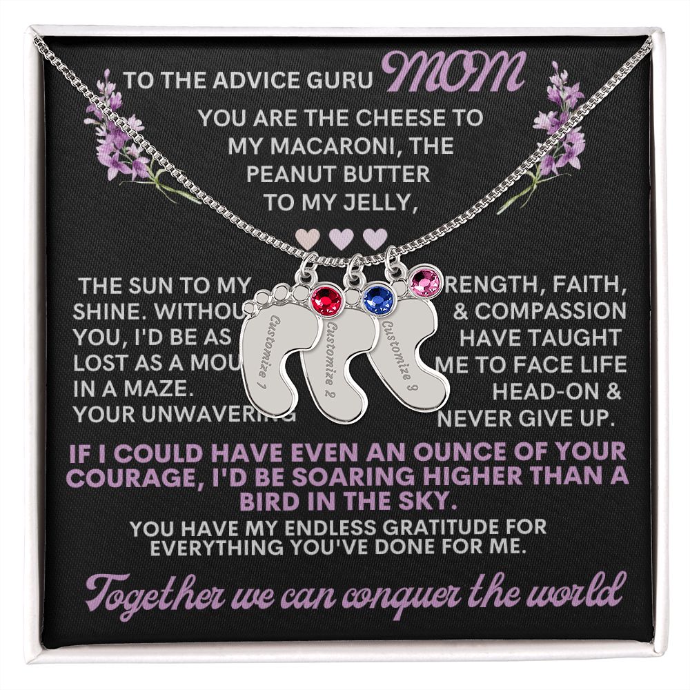 To my mom to thank her for everything.