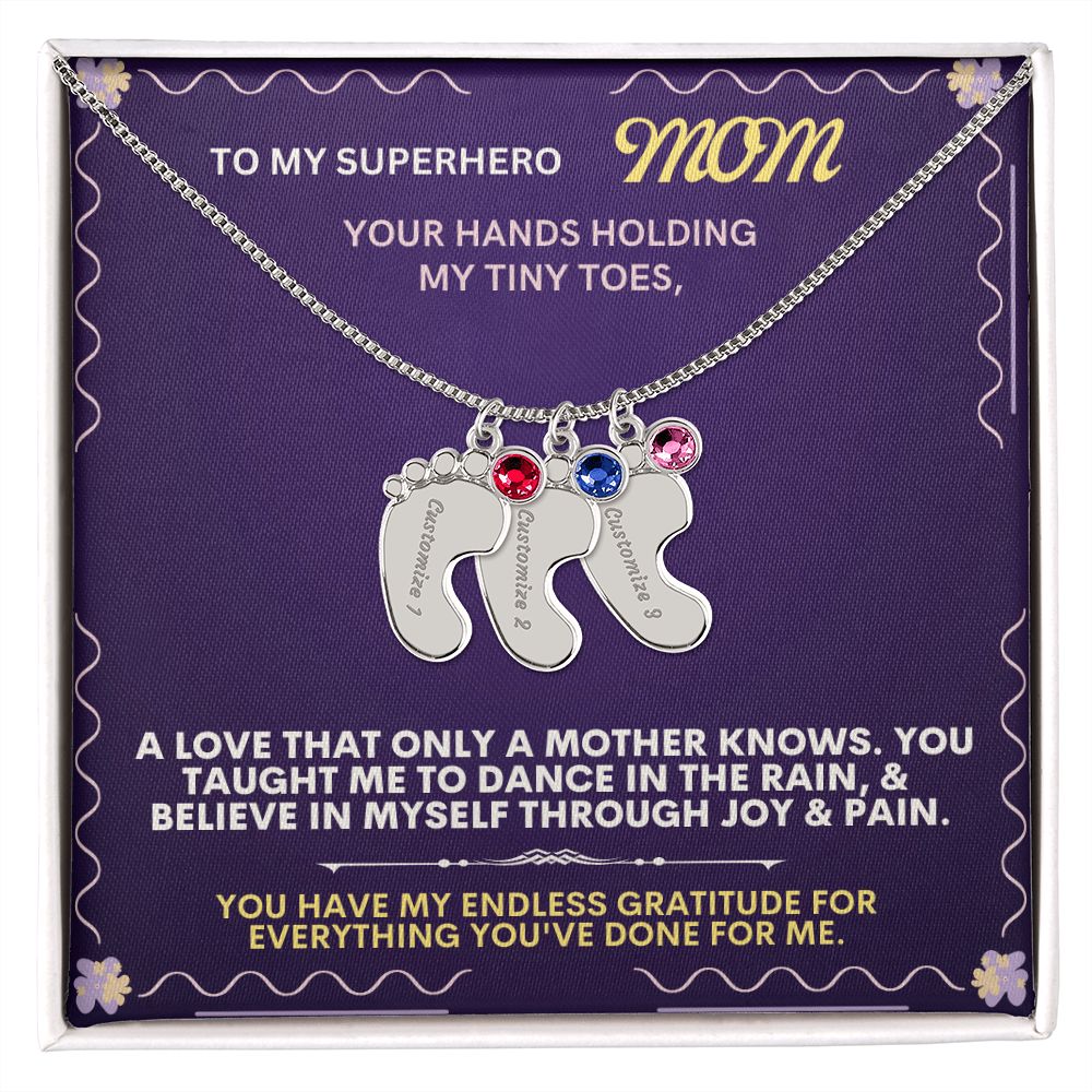 To my mommy, thank you.