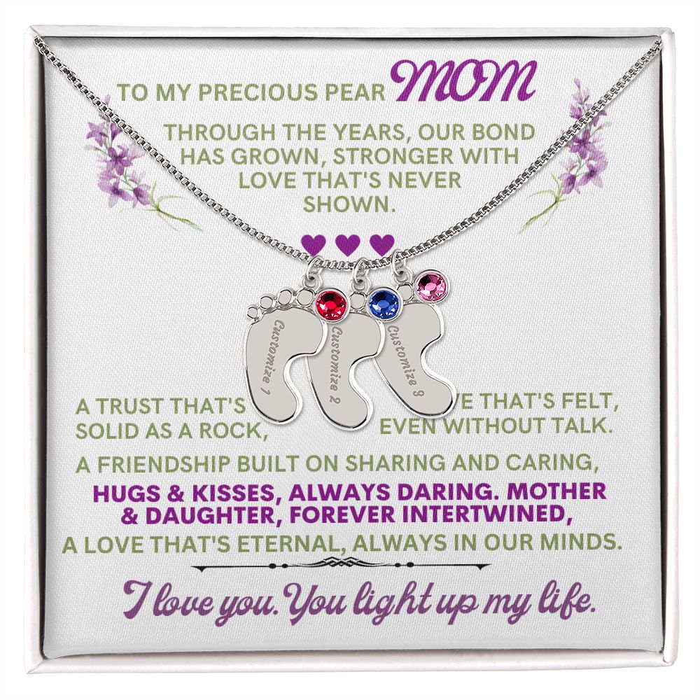 To my mom to thank her for everything.