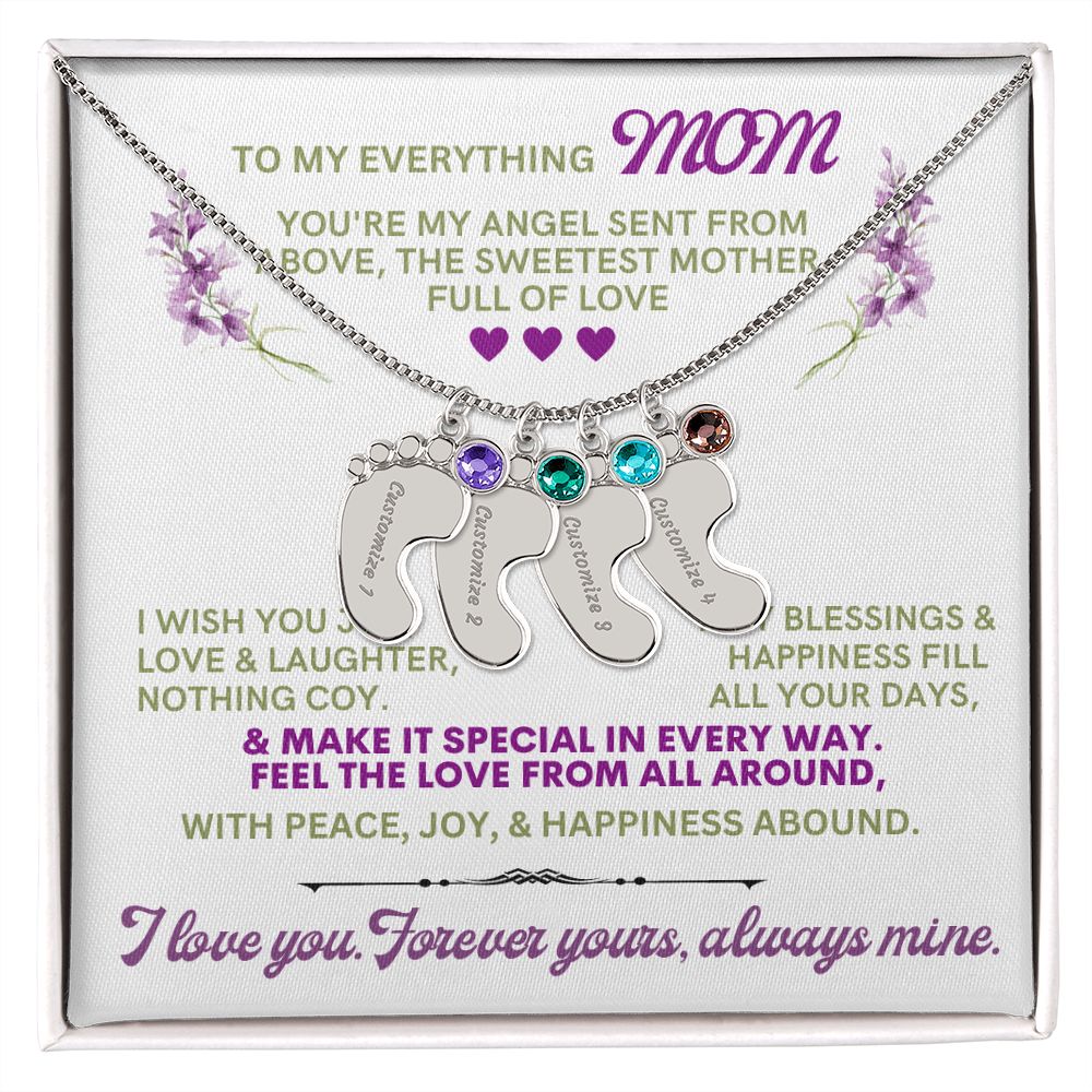 To my mom to thank her for everything.