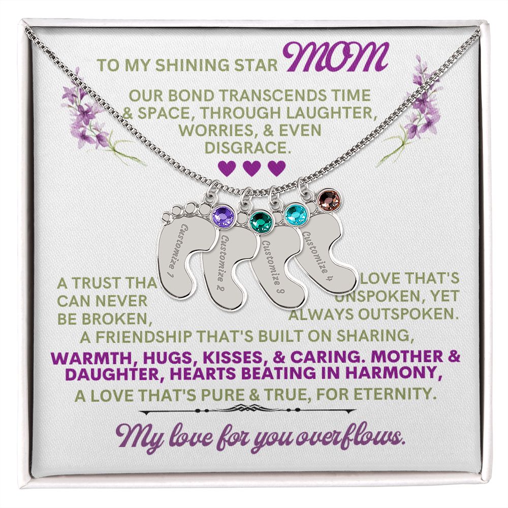 To my mom to thank her for everything.