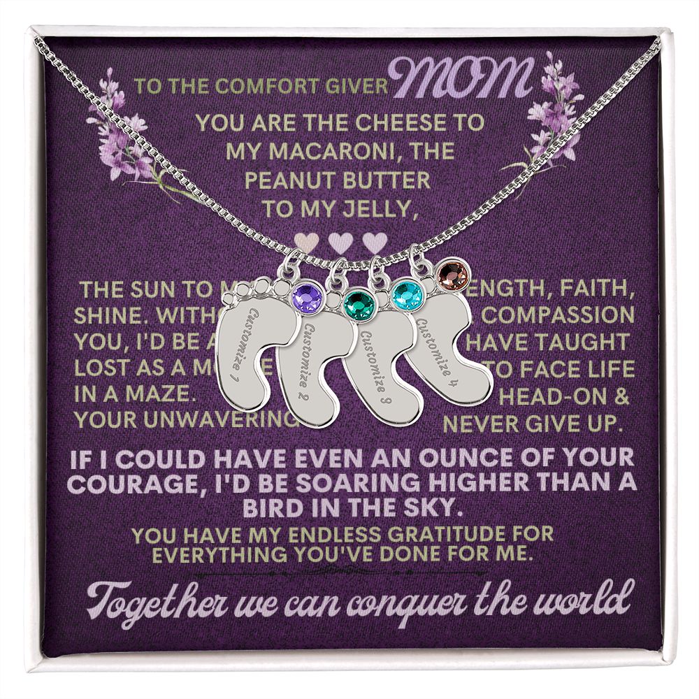 To my mom to thank her for everything.