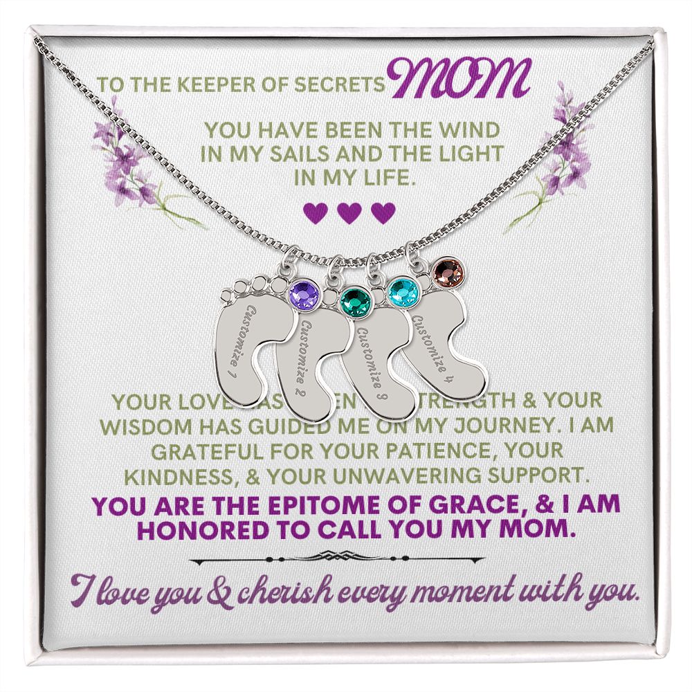 To my mom to thank her for everything.