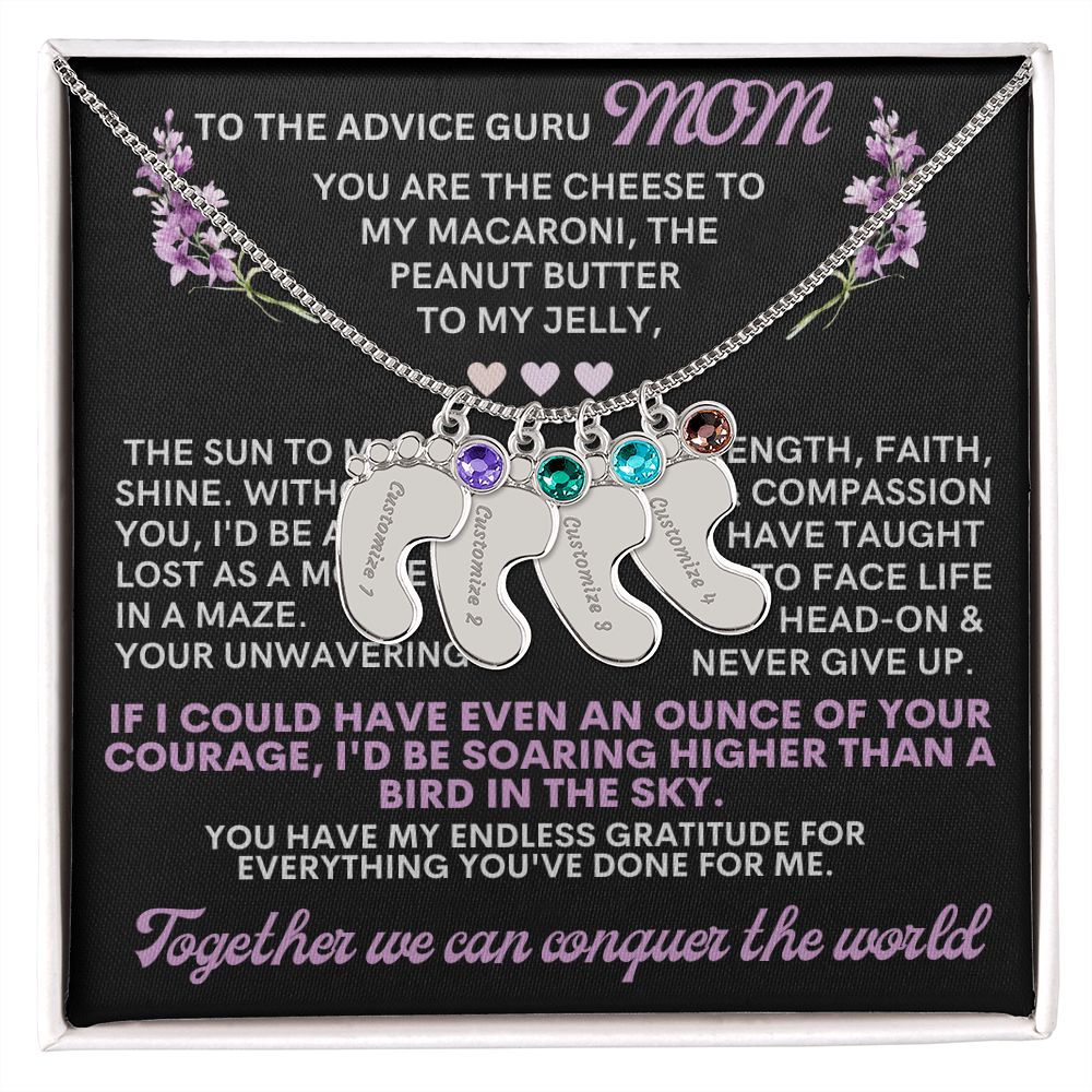 To my mom to thank her for everything.