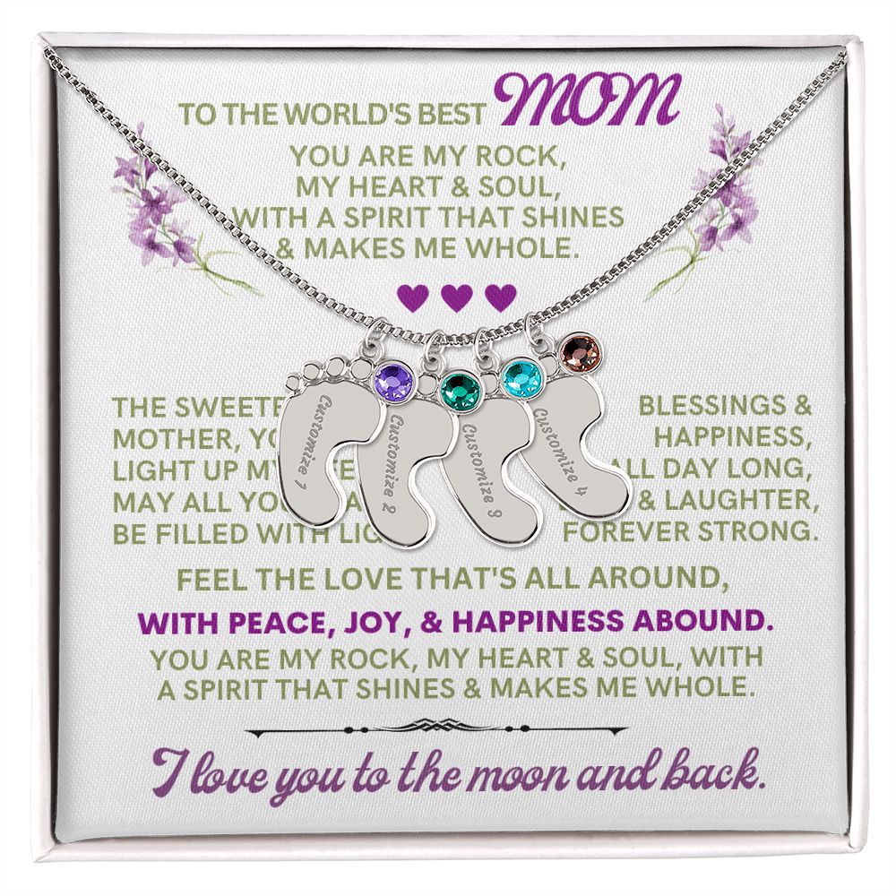 To my mom to thank her for everything.