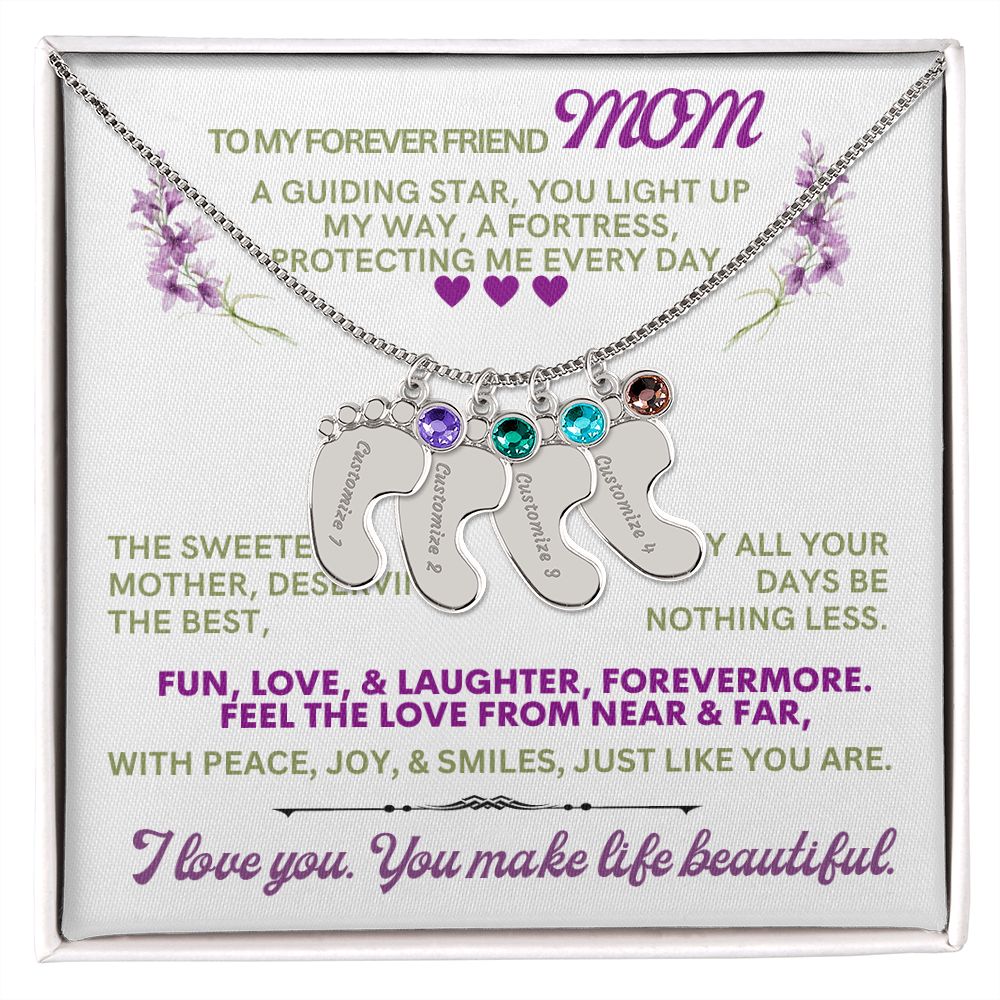 To my mom to thank her for everything.