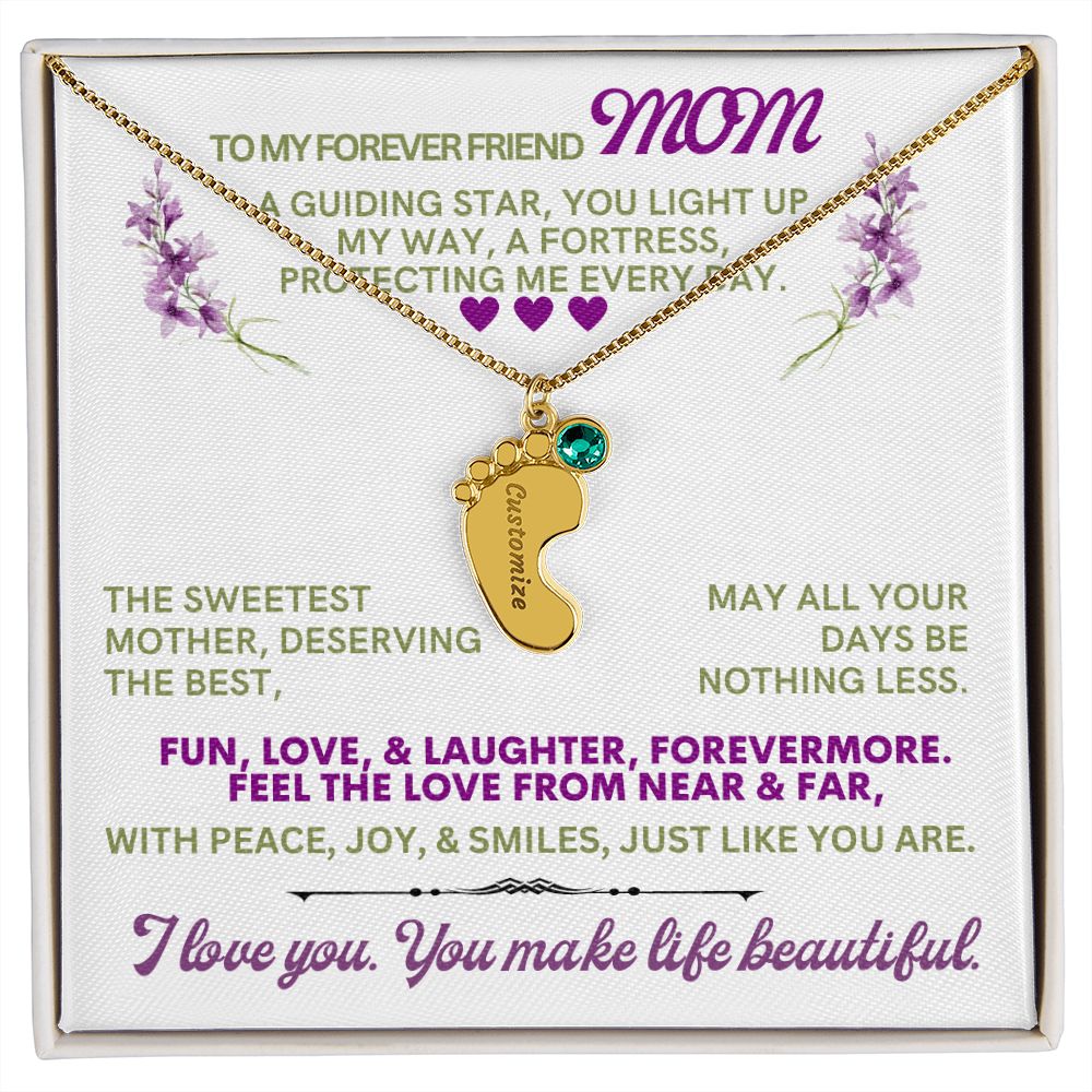 To my mom to thank her for everything.