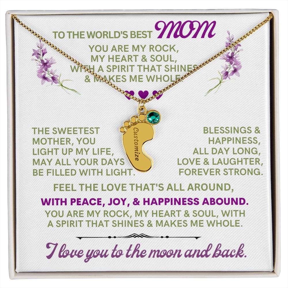 To my mom to thank her for everything.