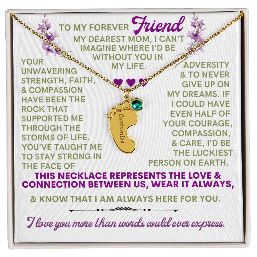 To my mom to thank her for everything.