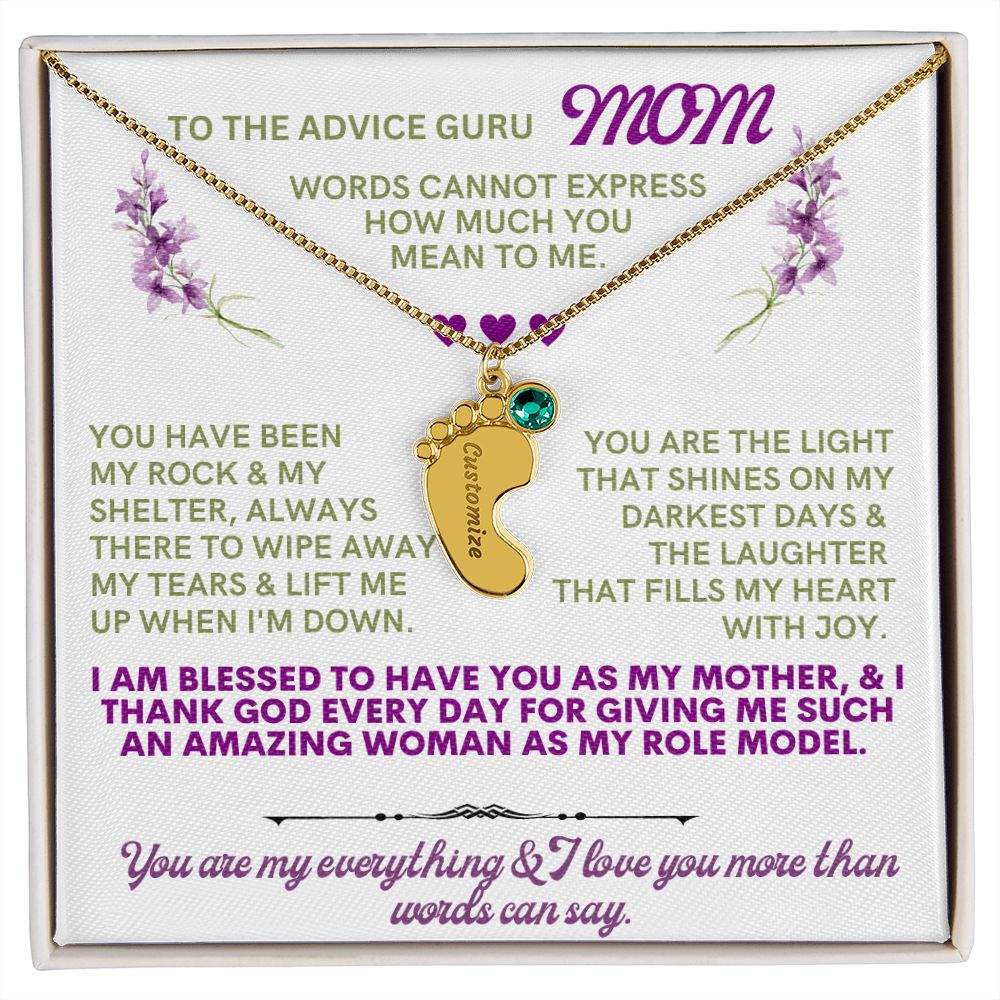 To my mom to thank her for everything.