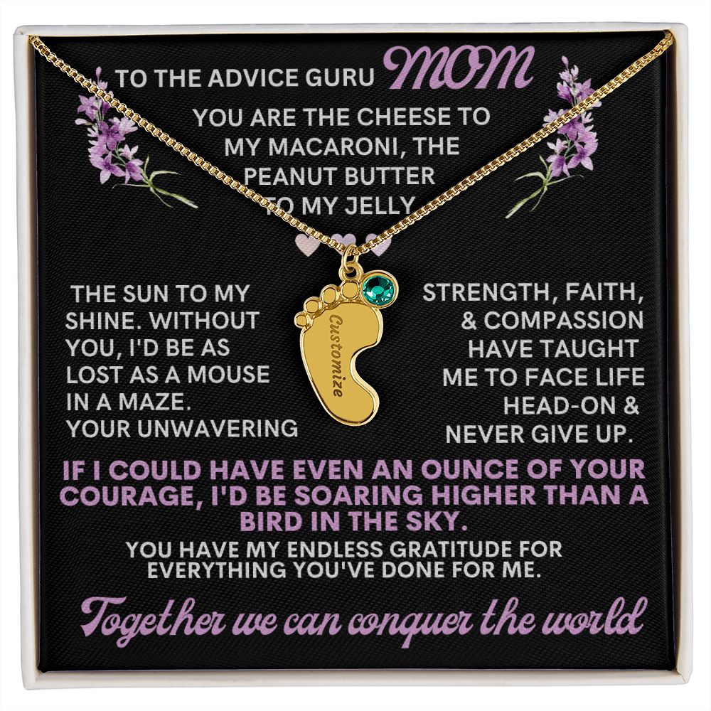 To my mom to thank her for everything.