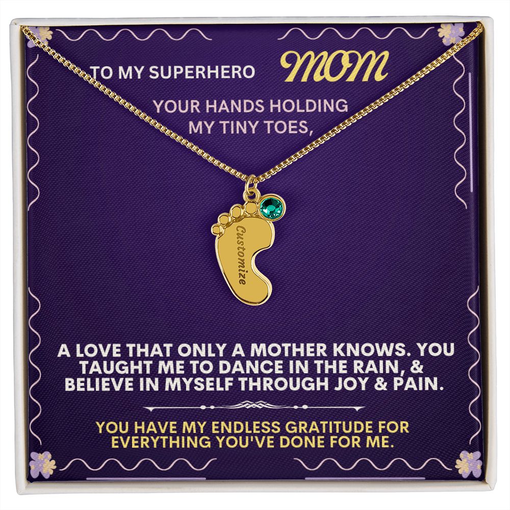 To my mommy, thank you.