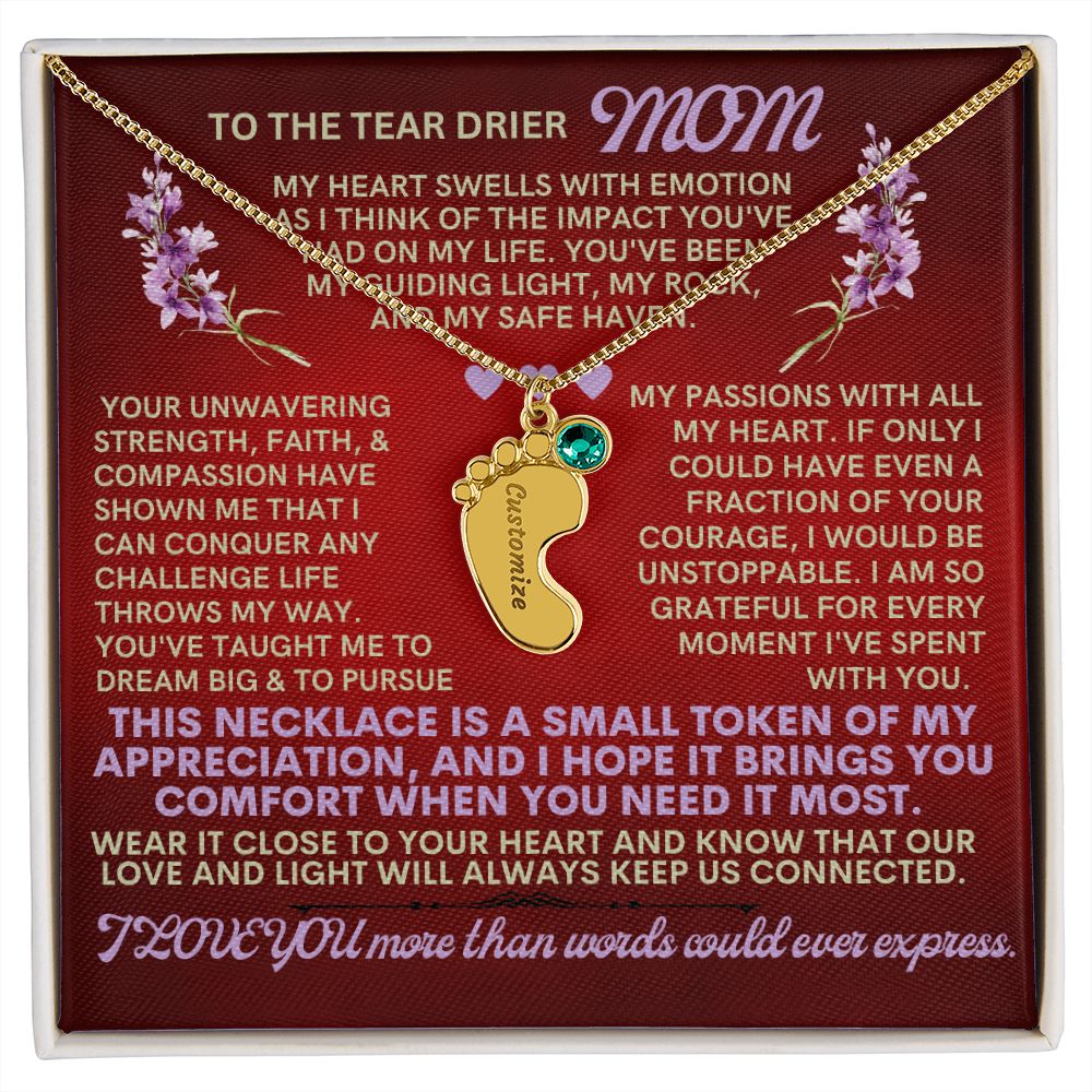 To my mom to thank her for everything.