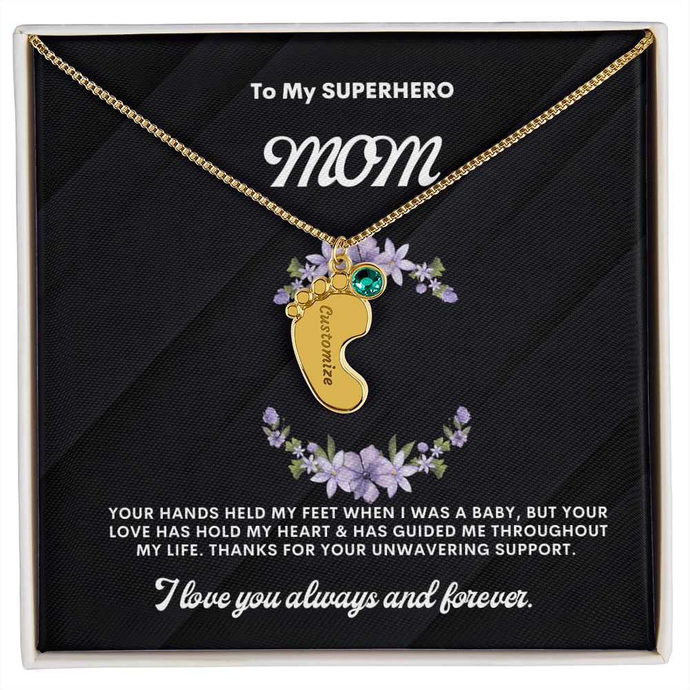Necklace for Mom, Baby's Foot