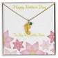 Engraved Baby Name Mother's Day Gift Necklace With Birthstone
