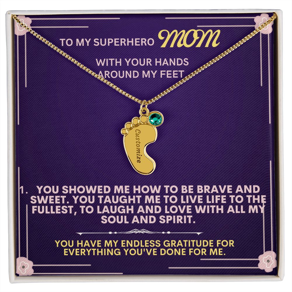 To my mommy, thank you.