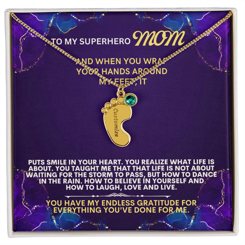 To my mommy, thank you.