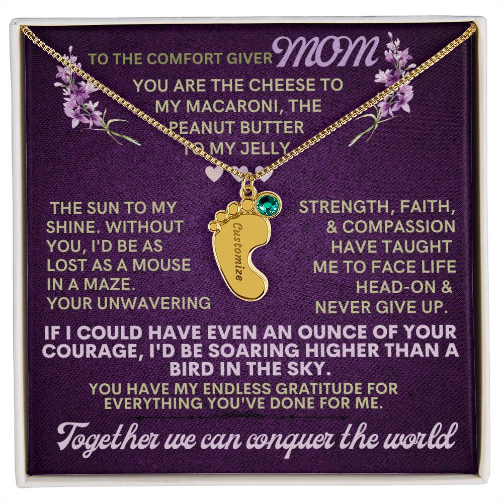 To my mom to thank her for everything.