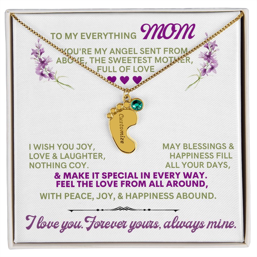 To my mom to thank her for everything.