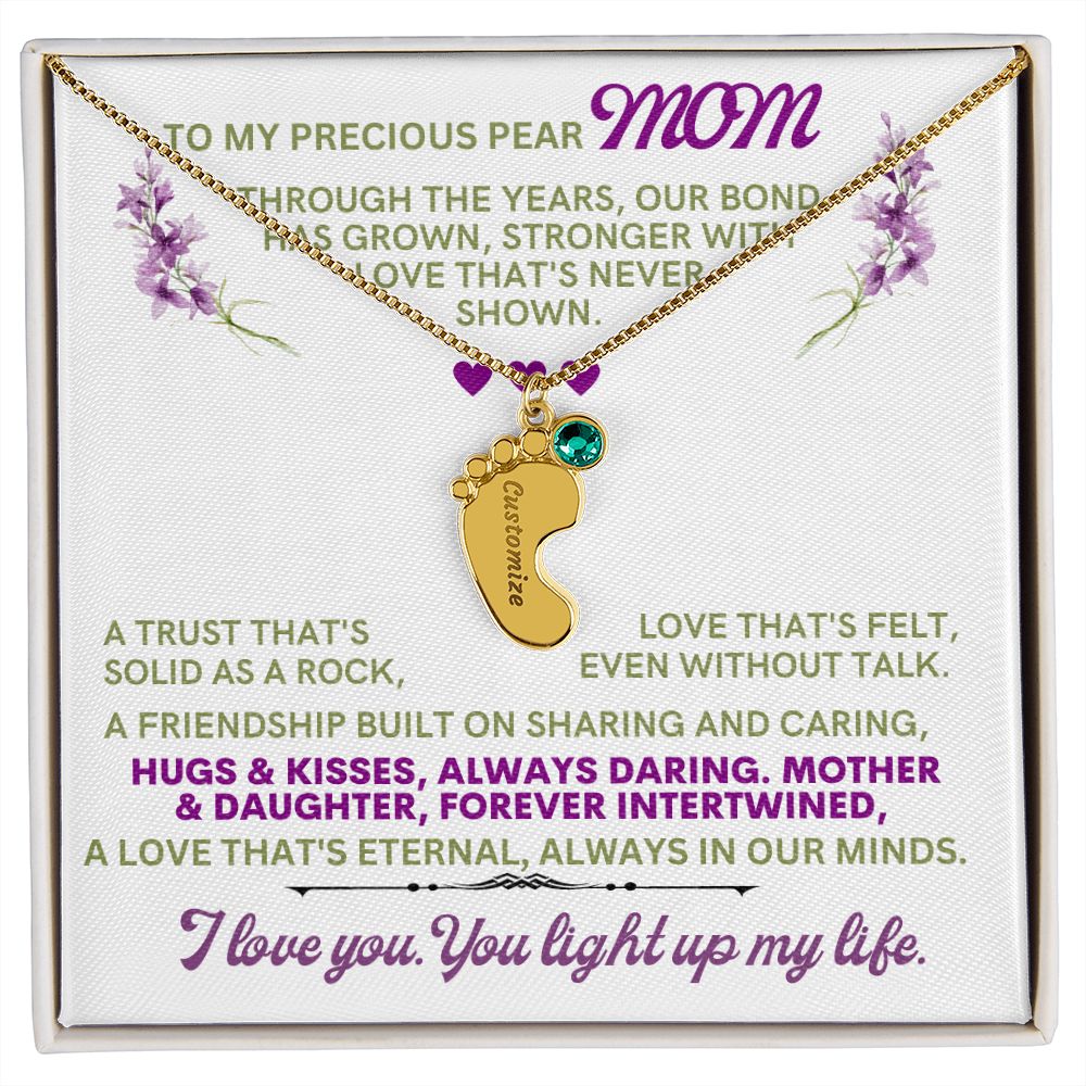 To my mom to thank her for everything.