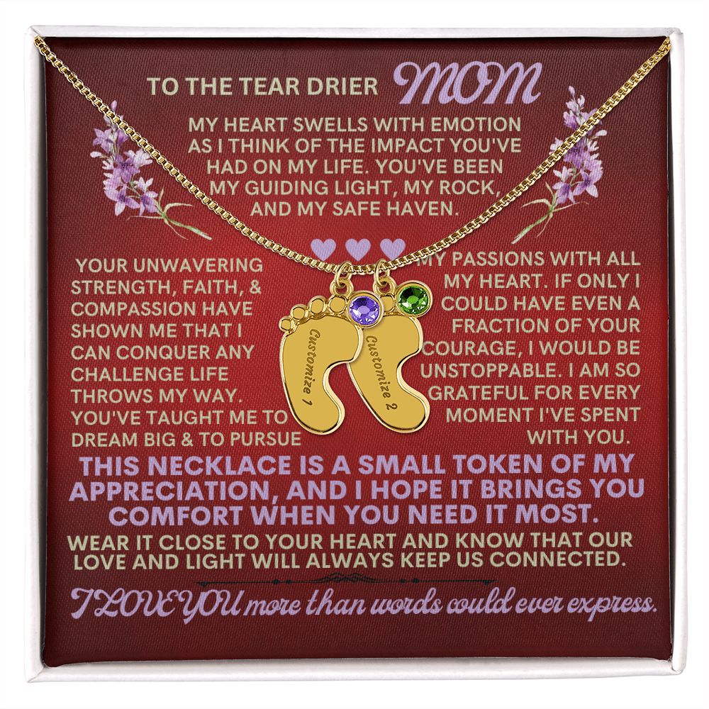 To my mom to thank her for everything.