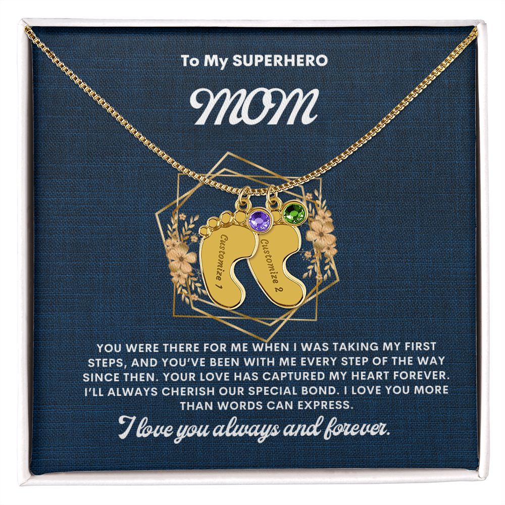Necklace for Mom, Baby's Foot